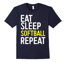 Eat Sleep Softball Repeat T-Shirt
