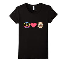 Peace Love Dog T-Shirt Animal Lover Rescue Mom Dad
