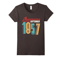 Awesome Since September 1957 T-Shirt 60th Birthday