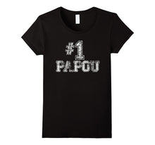 #1 Papou T Shirt - Number One Father's Day Gift Tee