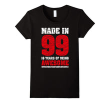18 Th Birthday Gift T-Shirt Made in 99 Nice 17 Yrs Old Shirt