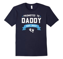 Promoted to Daddy Est. 2017 Gift for New Daddy T-Shirt Baby