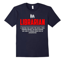 Librarian Noun Definition Funny Meaning Shirt Gift (New)