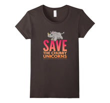 Save the Chubby Unicorns Teens Funny Rhino Gift T-Shirt