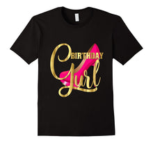 Birthday Gurl Shirt Gift Gold  Black Girl Magic Pink Shoe