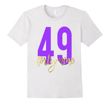 49th Birthday Shirt Gift Party Gold Forty Nine 49 Mom Wife