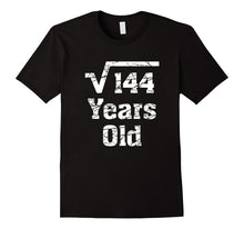 12th Birthday Gift Idea Square Root of 144 Years Old T-Shirt