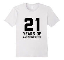 21st Birthday Shirt Gift Age 21 Year Old Men Women Tshirt