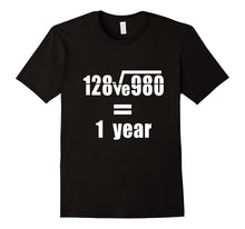 1st Wedding Anniversary T-Shirt Math Equation Gift Shirt