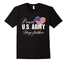 Mens Gift for Military Dad - Proud U.S. Army Step-Father T-Shirt