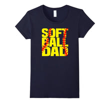 Softball DAD Tshirt Proud Dad Fathers Day Gift Idea