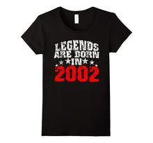 Legends Are Born in 2002 15 Years Old Birthday Gift T-Shirt