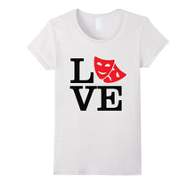 Love Theatre Thespian Performing Arts Heart T-Shirt