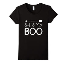She's My Boo Ghost Halloween Party Tshirt Gift Mens Couple T