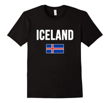 Iceland T-Shirt Icelandic Flag Tee Shirt