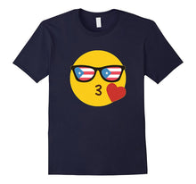 Emoji Puerto Rico T-Shirt Puerto Rican Flag Sunglasses Funny