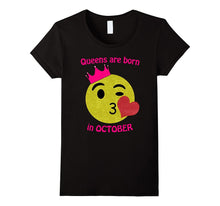 Emoji October Birthday Girl Pink Shirt