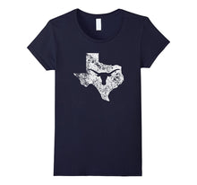 Texas W Longhorn Distressed T-Shirt Texas Cowboy State Shirt