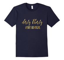 30th Birthday Shirt Gift Gold Girly Dirty Thirty 30  Sister