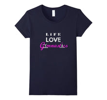 Girls' Fun Gymnastics T-Shirt - Life, Love, Gymnastics