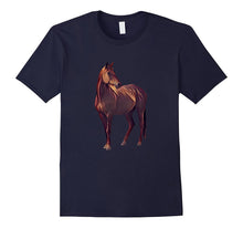 Brown Horse Novelty T Shirt Cool Tee Shirt for Horses Lovers