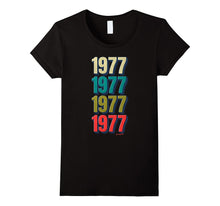40th Birthday Vintage Retro 1977 Gift Shirt