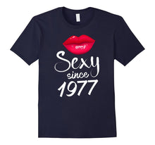40th Birthday Gift Women Tshirt Sexy Since 1977 40 Year Old