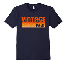 Retro Vintage 1981 T-Shirt 36 Yrs Old Bday 36th Birthday Tee
