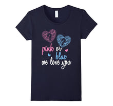 Pink or Blue We Love You Gender Reveal Party Graphic T-Shirt