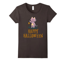 Happy Halloween T-Shirt. Cat and Mouse T Shirt. Funny Tee