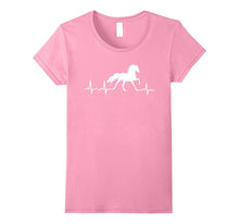 Horse Heartbeat T-Shirt for Horse Riding Lovers