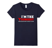 Funny Youngest Child Rules Don't Apply to Me Tshirt Siblings