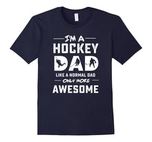 Mens Awesome Hockey Dad Mens Coach Tee Shirt