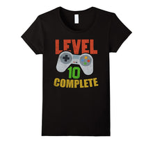 Level 10 Complete Video Gamer Geek Boys 10th Birthday Shirt