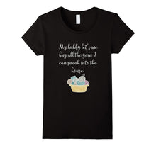 My Hubby Let's Me Sneak Yarn Funny Crochet Knitting T-Shirt