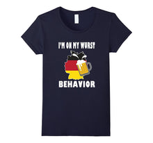 Funny Im on My Wurst Behavior T-Shirt German Germany Gift