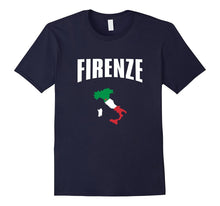 Firenze - Florence Italy Italian Map & Flag T Shirt