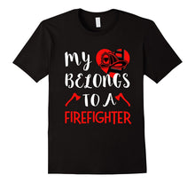 Firefighter Daughter Wife Girlfriend Family Gift Love Shirt