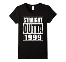 Straight Outta 1999 T-Shirt Funny 18th Birthday Gift Shirt