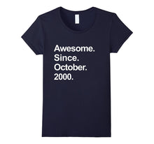 Awesome Since October 2000 Shirt 17th Birthday Gifts TShirt