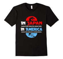 Japan Monsters and America Superheroes T-Shirt