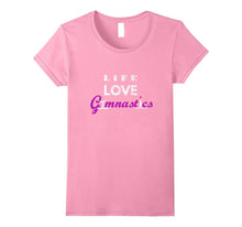 Girls' Fun Gymnastics T-Shirt - Life, Love, Gymnastics