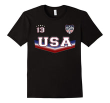 Double Sided USA Soccer Tshirt With No. 13 - Sports Apparel
