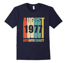 Retro August 1977 T-Shirt 40 Yrs Old Bday 40th Birthday Tee