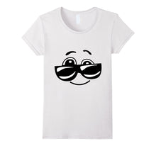 Cool Sunglasses Face Costume T-Shirt for Halloween