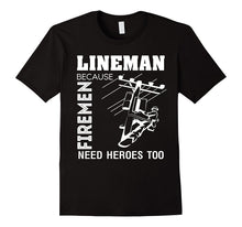 Lineman T Shirt, Firement T Shirt, Gift for Dad T Shirt