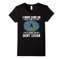DNA SAINT LUCIAN Flag Gifts Tshirts