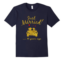 15th Wedding Anniversary T-Shirt Just Married 15 Yrs Ago Tee
