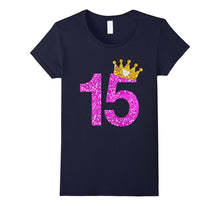 15th Birthday Shirt Princess Crown