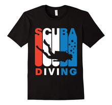 Retro RWnB Scuba Diving Silhouette T-Shirt